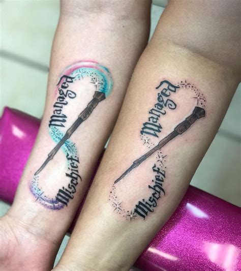 harry potter couple tattoos